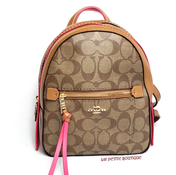 coach andi backpack in signature canvas